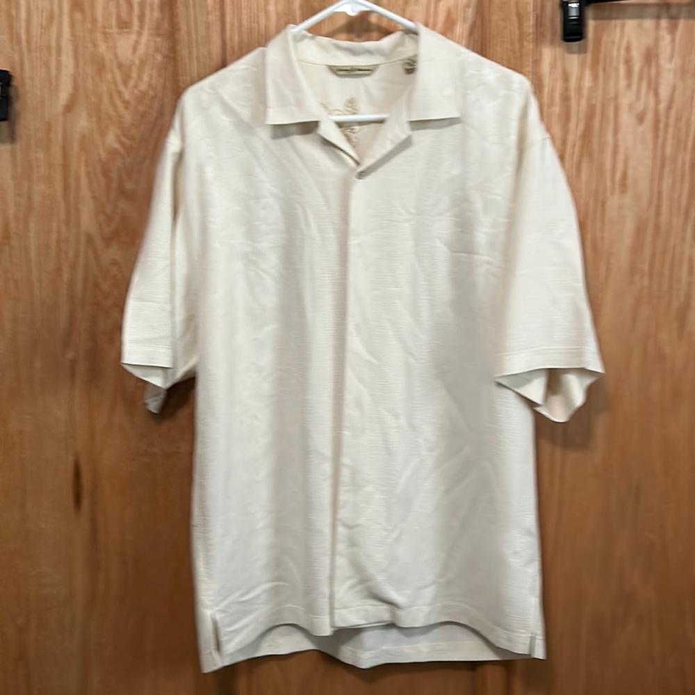 Tommy Bahama men’s 100% washable silk shirt Medium